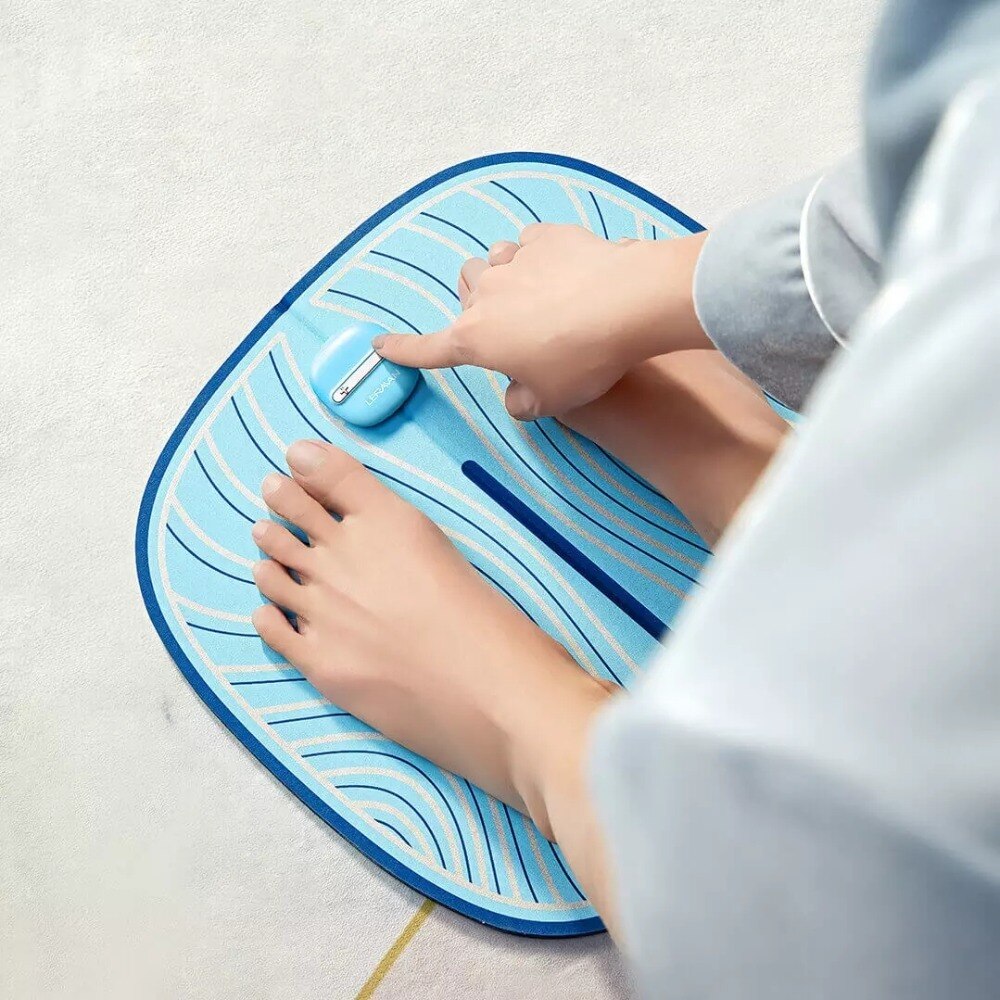 Xiaomi leravan usb elektrisk ems fod ben muskelmassage puls massagemåtte hjem rejse æltning af fodmassage pude