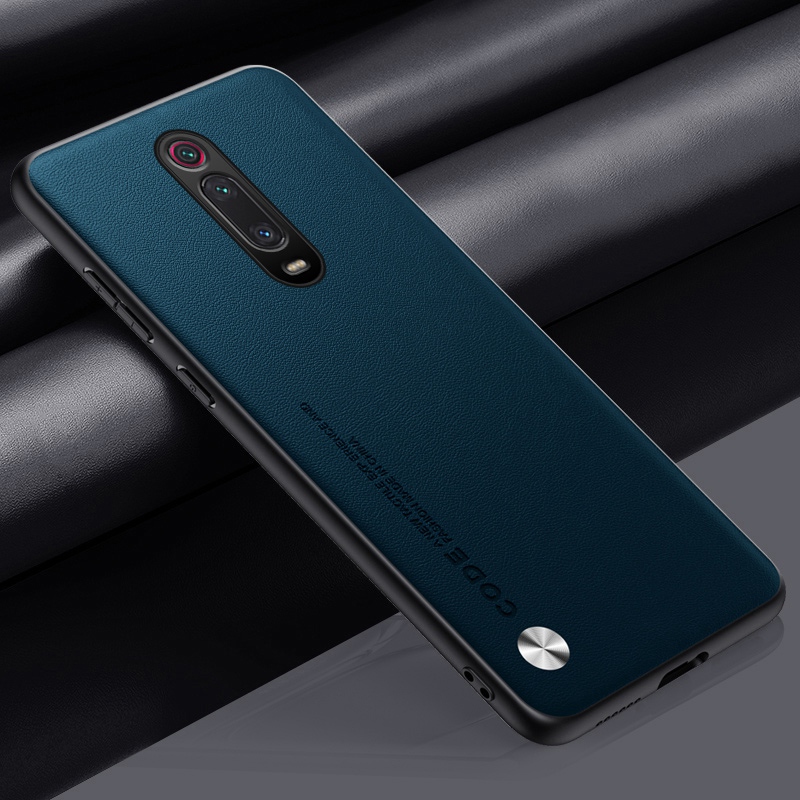 Luxury PU Leather Case For Xiaomi Mi 9T Pro Mi9T Matte Cover Silicone Shockproof Protection Phone Case For Redmi K20 Pro Coque: CANVAS / black