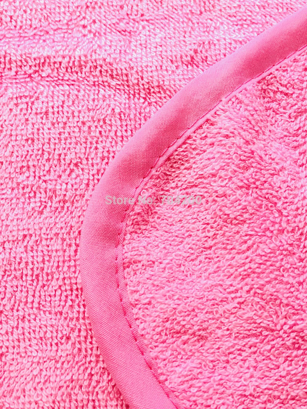 Størrelse 60 x 60cm mørk pink enhjørning med lilla ører tegneserie hættebadekåbe til børn badekåbe strandhåndklæde