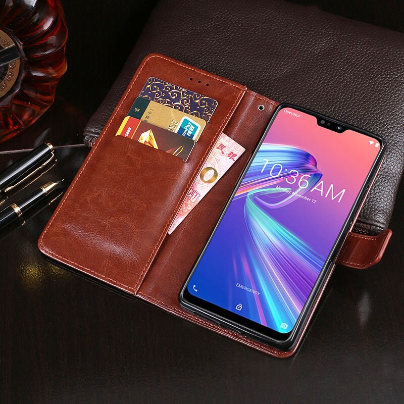 Für Asus Zenfone Max M2 ZB633KL fallen kippen Brieftasche Leder fallen auf ASUS ZB633KL ZB ZB633 633 633KL KL Abdeckung telefon Tasche Zubehör