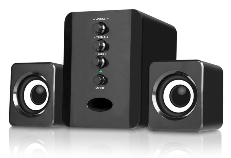 Combination Speakers USB Wired Bass Stereo Music Player Subwoofer Sound Box for PC Smart Phones Stereo Speakers