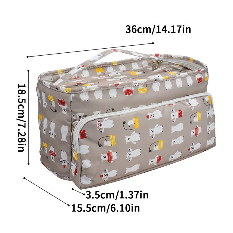 Looen 11 Stijlen Garen Breien Tas Voor Diy Naald Arts Craft Holder Tote Organizer Opslag Gehaakte Tas Lege Vierkante Opslag tas
