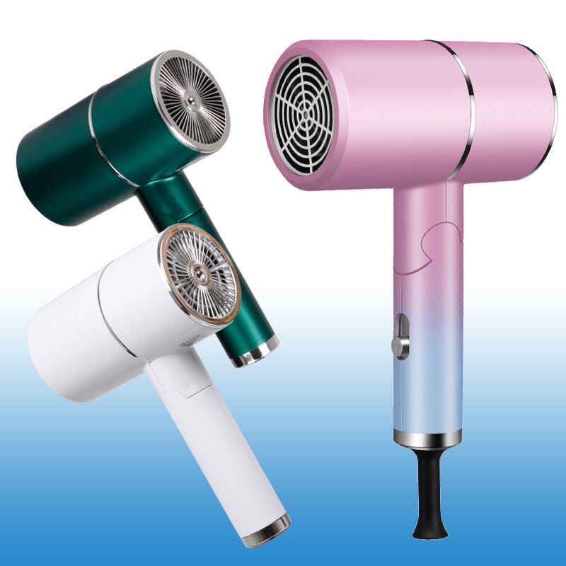 Electric Foldable Hair dryer Heating And Cooling Blue Light Anion For Household AppliancesTravel Portable Mini Dryers hair