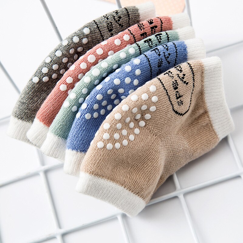 3 Pairs Baby Toddler Crawling Socks Children&#39;s Anti-fall Girl Baby Knee Sleeve Baby Protection Knee Socks