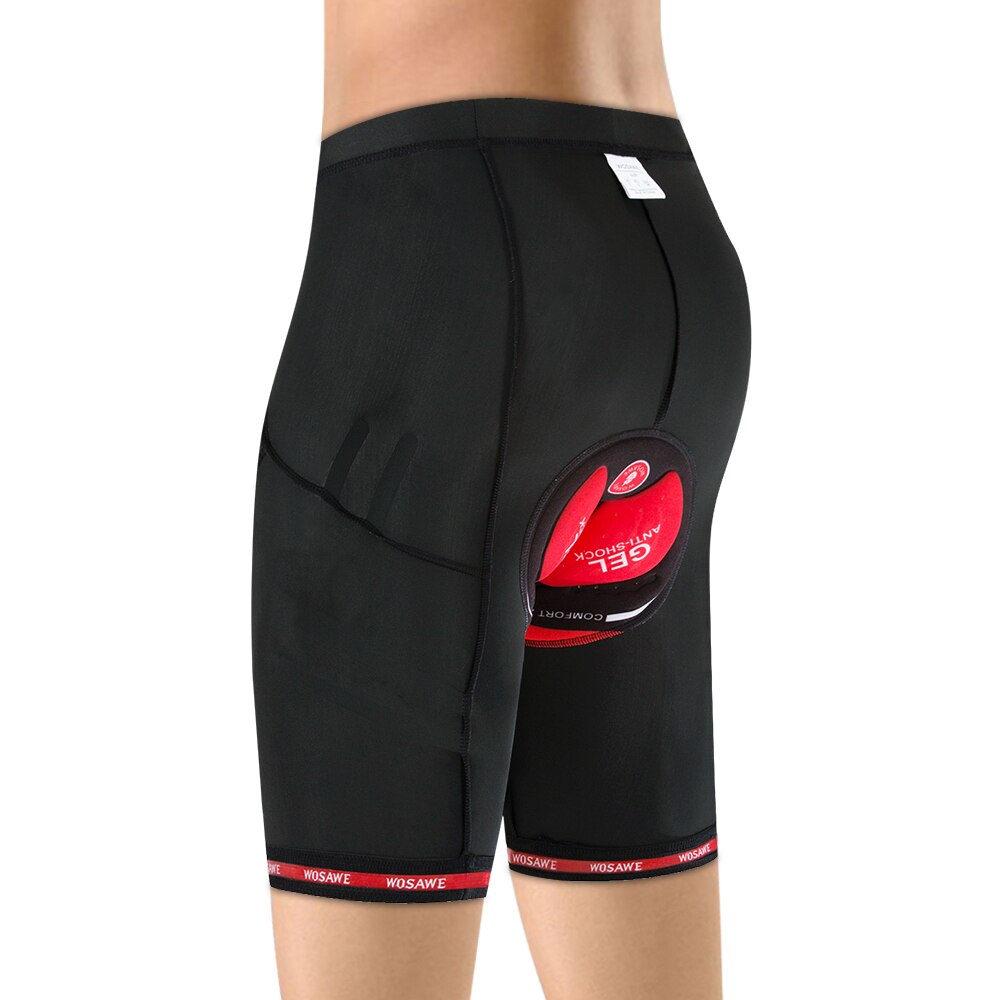 WOSAWE Männer MTB Radfahren Shorts mit Atmungs 5D Gel Padded Weiche Reflektierende Quick Dry Bike Berg Downhill Kurze Hosen