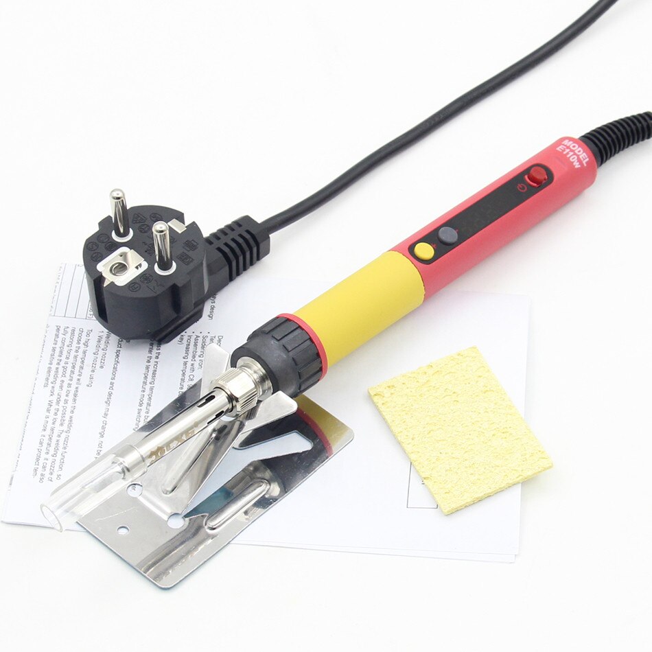 CXG E110WT Electric Soldering Iron AC110V 220V 110W rework soldering irons welding station 900M tips LCD digital upgrade: 110V US / A