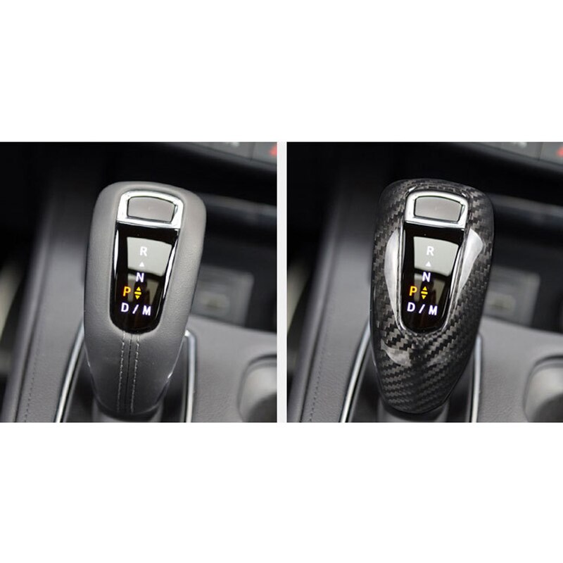 Dla Cadillac Ct6 Xt4 2019-2020 pokrowiec gałki zmiany biegów z włókna węglowego obudowa na pokrętło dopasowanie ozdobna ramka akcesoria samochodowe