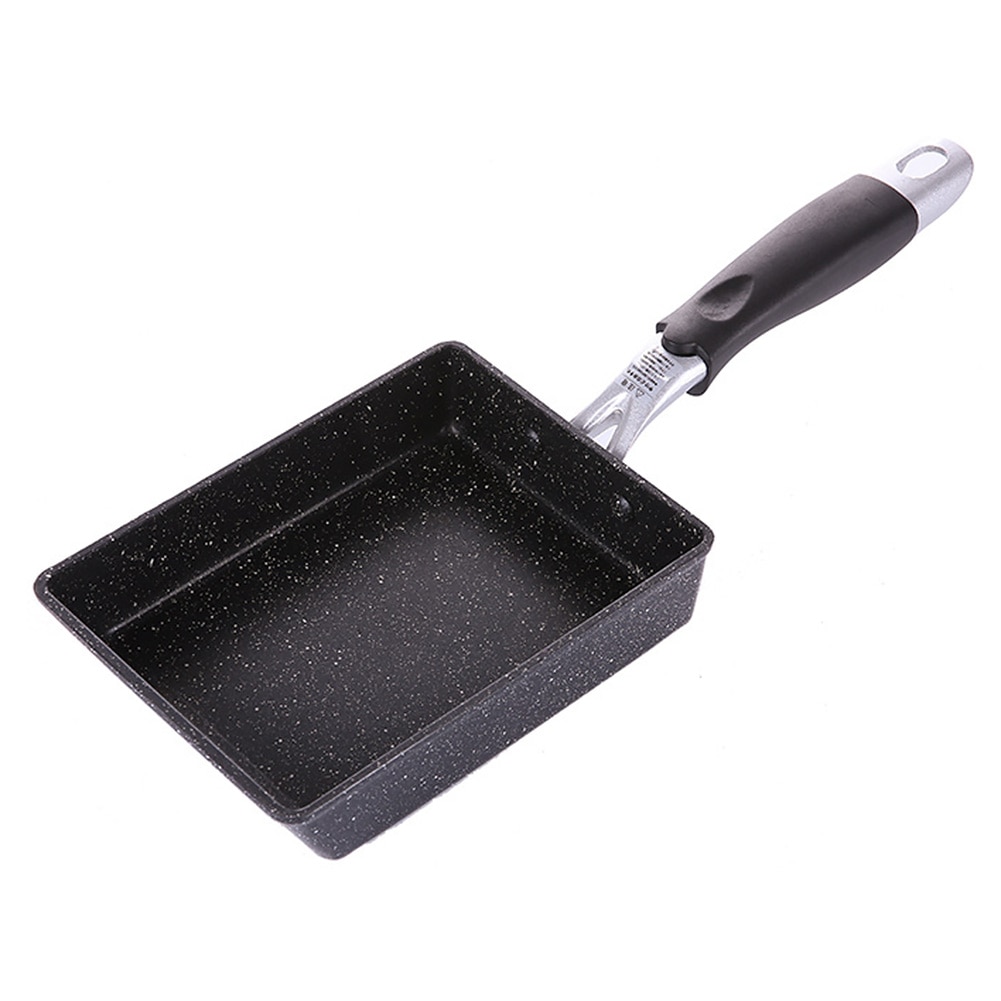 Japanse Stijl Hittebestendige Tamagoyaki Omelet Keuken Opknoping Huishoudelijke Kookgerei Voor Inductie Kookplaat Pan Non Stick