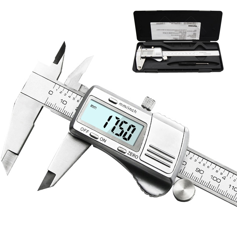 Industrial 0-150mm Digital Caliper stainless steel electronic vernier caliper micrometer Digitaler Messschieber ruler