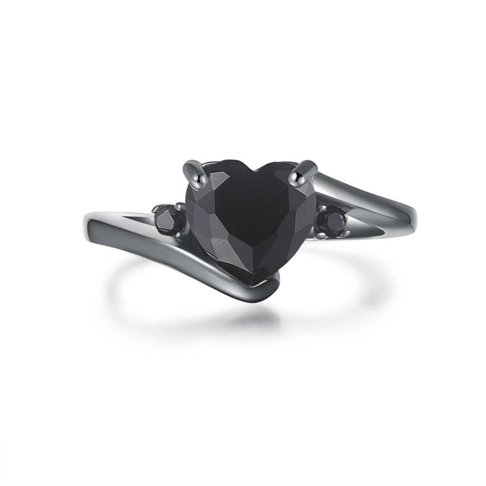 Retro Punk Skull Gothic Ring For Women Men Halloween Goth Black Gold Color Rings Accession Jewelry R523: 9 / Gold