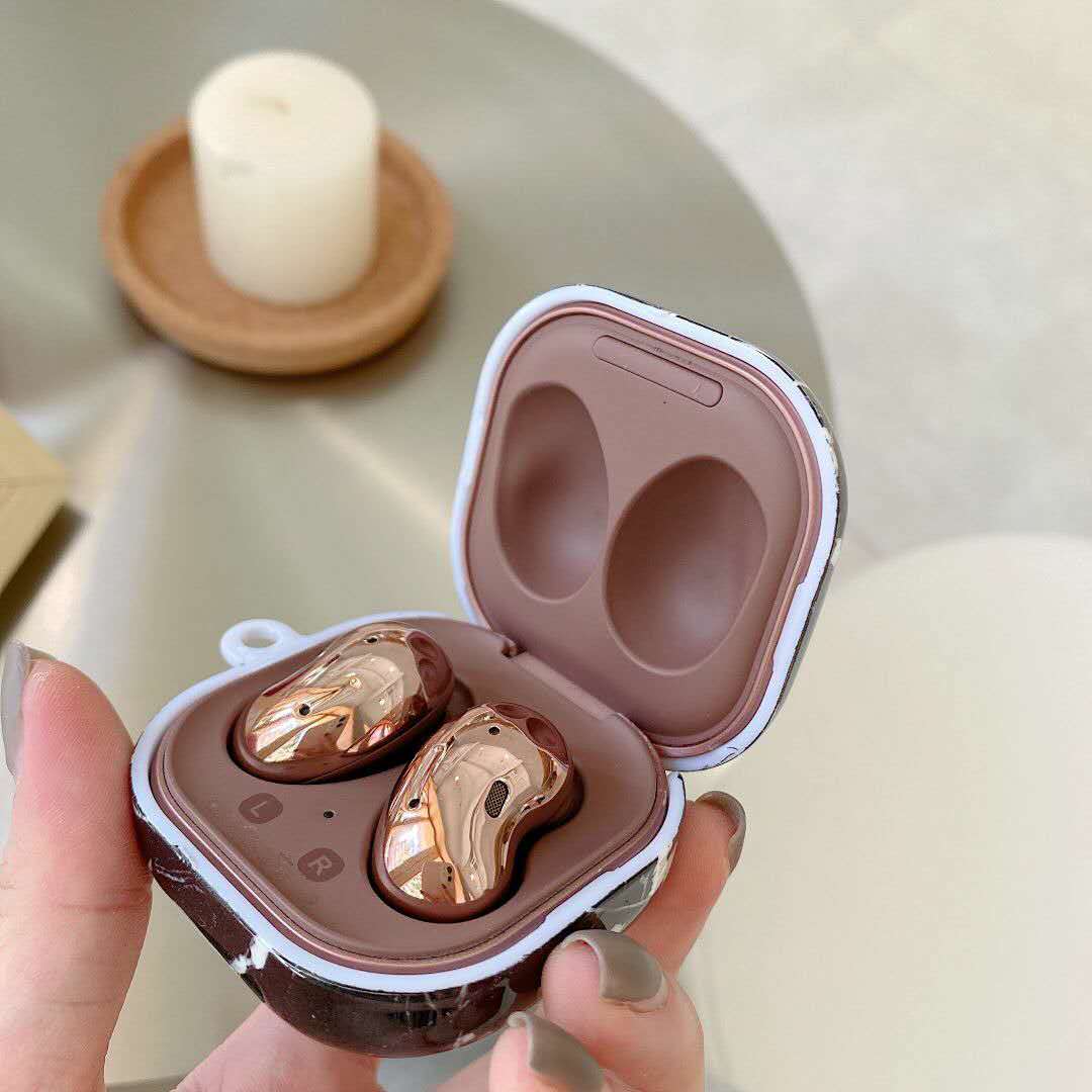 Marble Gradient Color Hard Plastic Case for Samsung Galaxy Buds live Earphone Headset Protective Cover for Galaxy Buds live Case