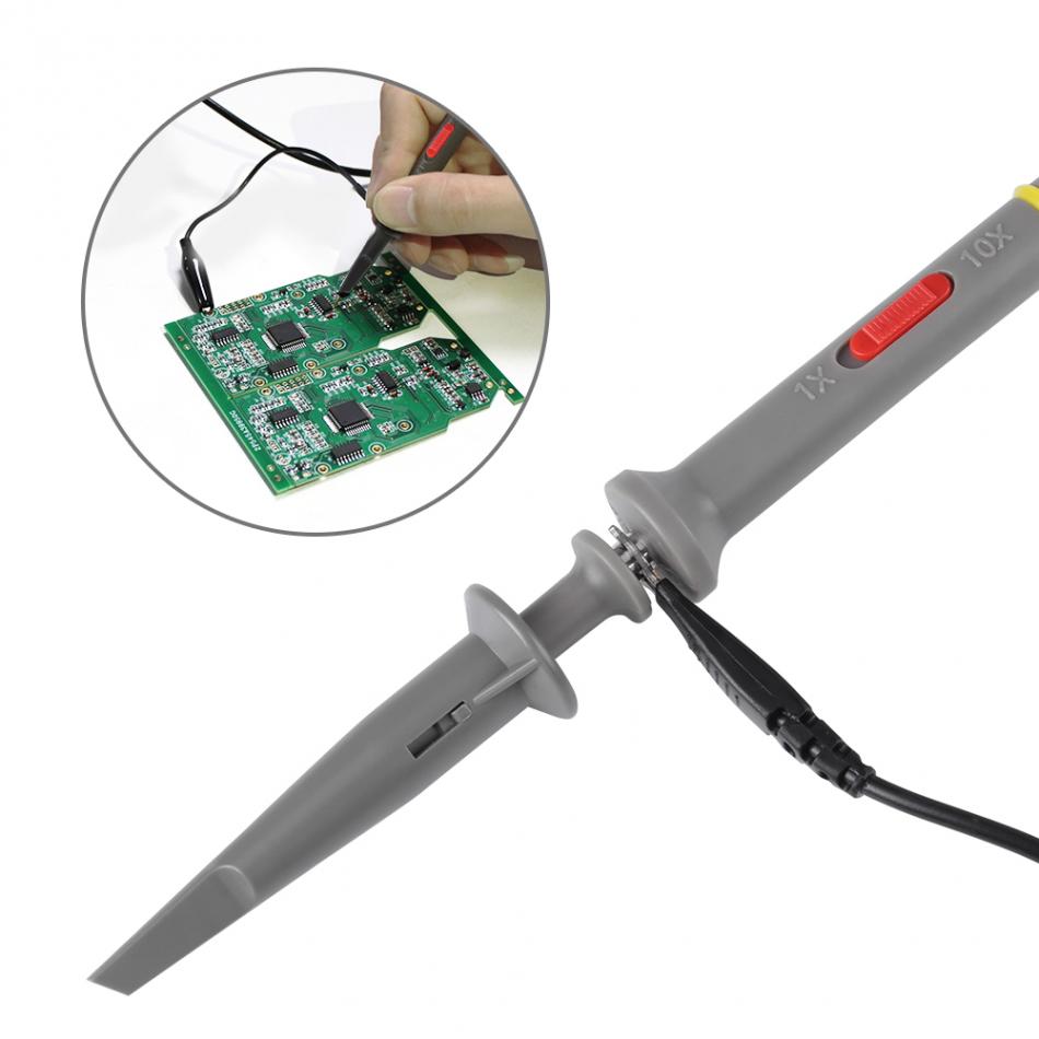 Hantek Digital Oscilloscope PP200 200Mhz Bandwidth High Voltage Test Pen Probe USB PC Diagnostic Tool x1 x10 Test Lead