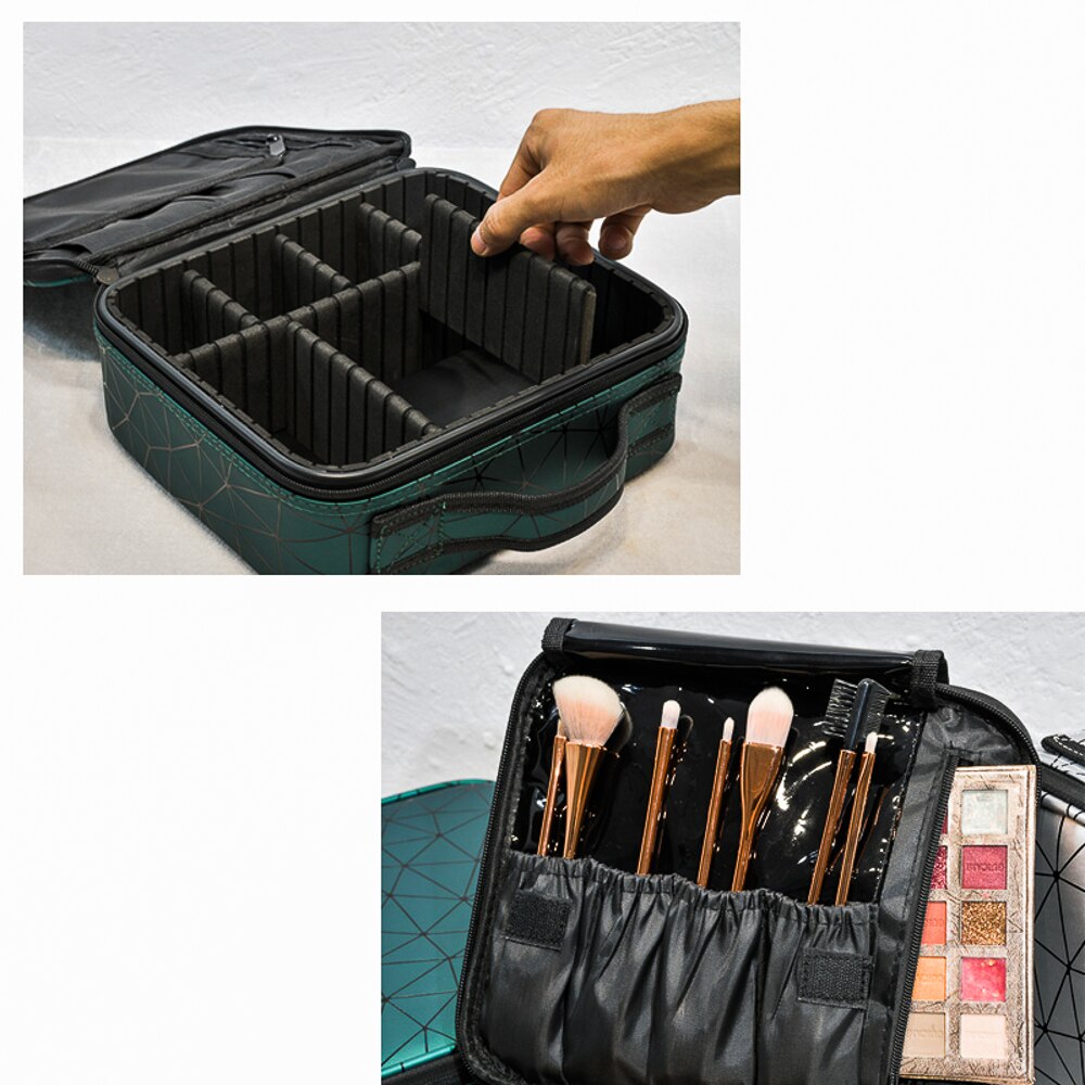 Vrouwen Make-Up Tas Reizen Grote Capaciteit Reizen Noodzakelijke Waterdichte Cosmetische Case