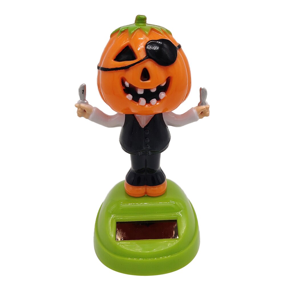 Solar- angetrieben Tanzen Halloween Kürbis Figuren Hause Auto Dekor Ornament Gerät Spielzeug