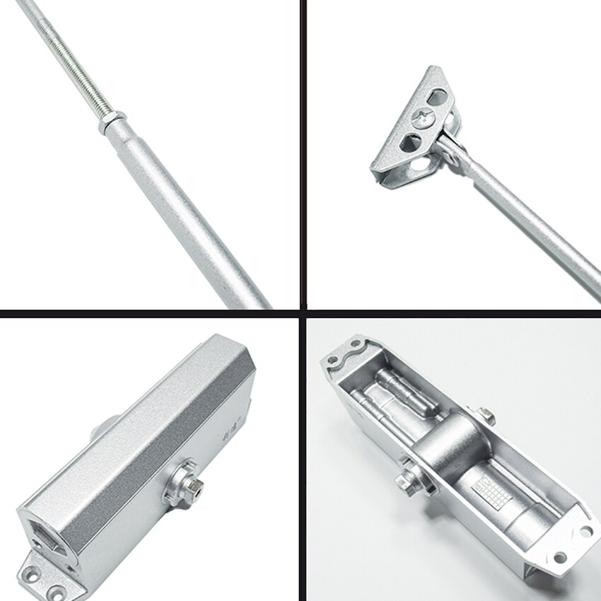 Ferme-porte automatique de 25 à 45Kg, système de sécurité, vitesse de fermeture/verrouillage réglable, largeur de porte de 0 à 1000mm