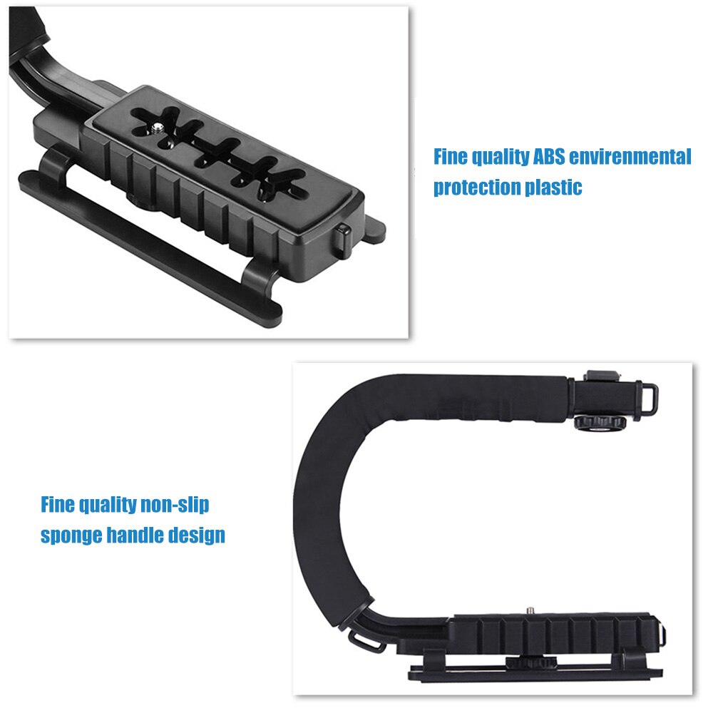 U-Förmigen Tragbare kamera stabilisator Handheld Kamera Halfter Video Griff DV Halterung C-Förmigen Steadicam Stabilisator Bausatz für DV SLR