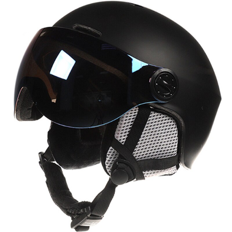 Män kvinnor barn skidhjälm med skyddsglasögon maskskydd moto snabb skateboard skoter snowboard skridskoåkning casco klättring capacete casque