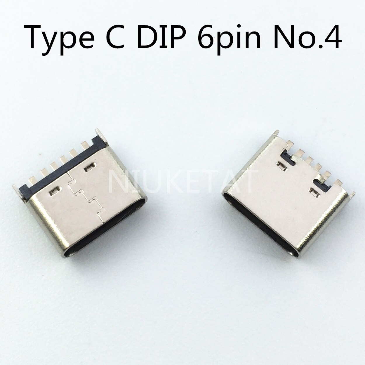 Conectores de base de carga Micro USB tipo C, modelo 10, mezcla de 6 pines, uso para reparación de teléfonos móviles y productos digitales, 10-100 unids/bolsa: 10pcs for No.4