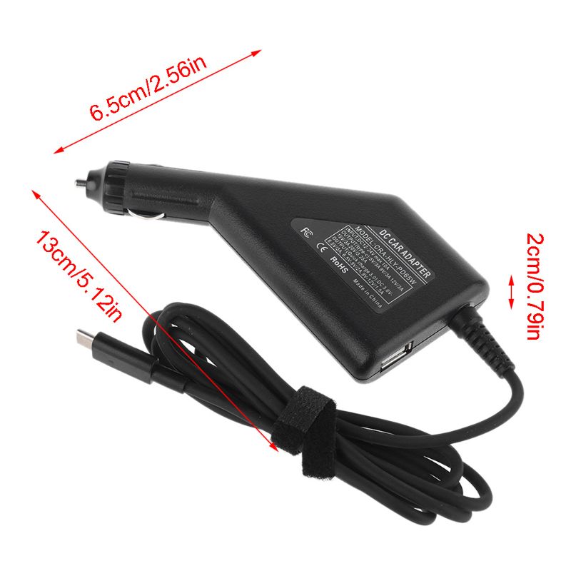 Universal- 2in1 Laptop Typ-C 45W 65W PD Auto Schnell Ladegerät QC 3,0 USB Energie Adapter für praktisch Tablette Notizbuch praktisch