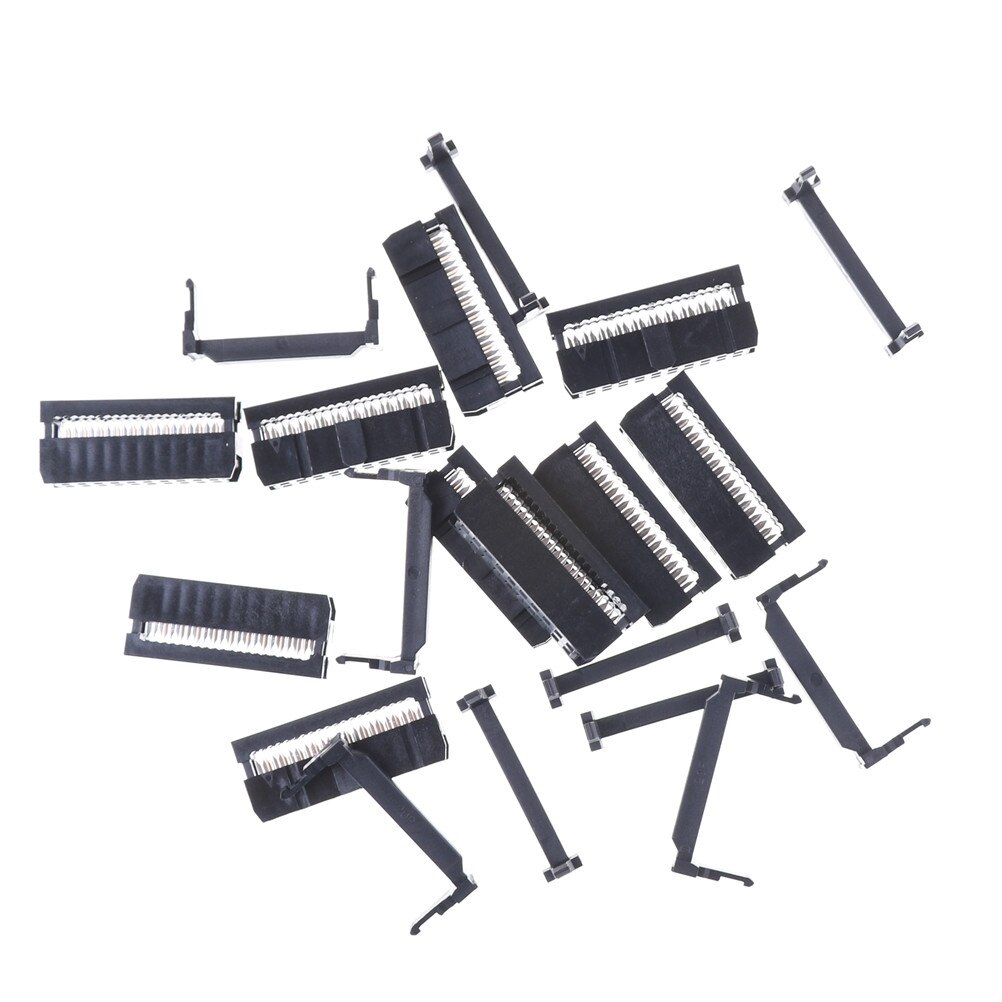 20 Pin Female Header FC-20 2.54 Mm Pitch Socket Skillful Manufacture IDC Connector 10PCS/set