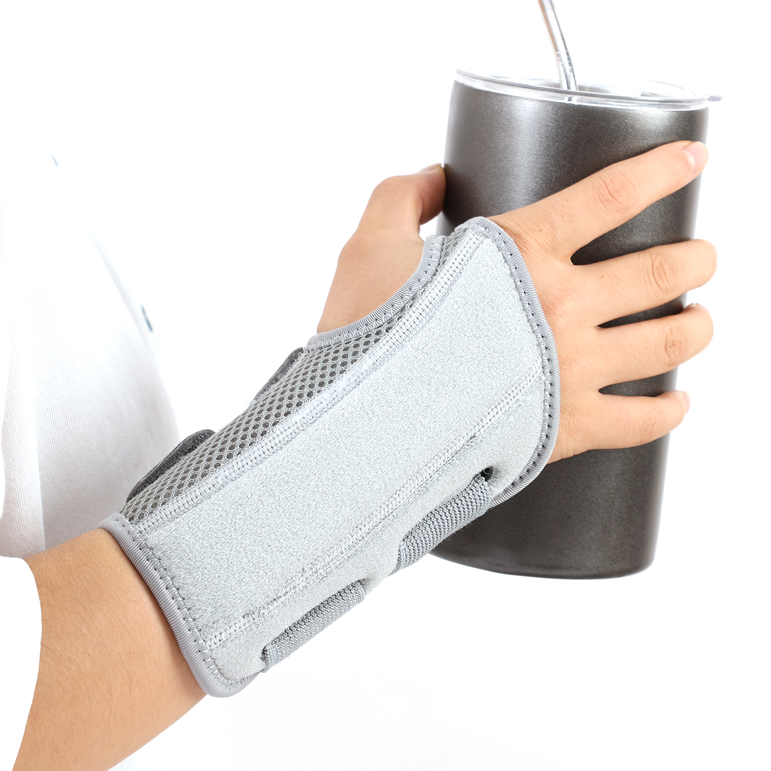 1PC Flexibele Spalk Pols Duim Brace voor Tendinitis Artritis Ademend Duim Protector Guard Past Rechter- en Linkerhand