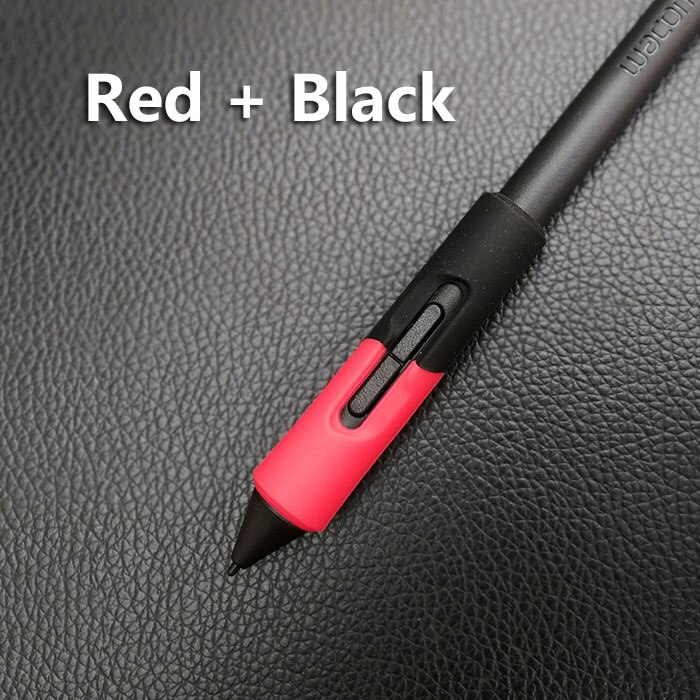 Universal Pen Grip for Wacom Tablets' Pen (LP-171-0K, LP-180-0S , LP-190-2K, LP-1100-4K ). Not include the pen in the picture: Red N Black