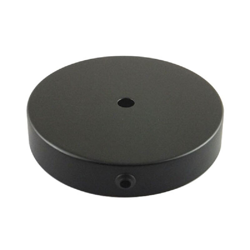 120mm ~300mm table floor lamp metal base with 10mm central hole and side hole fold edge inward 5mm for table lamp/floor lamp use