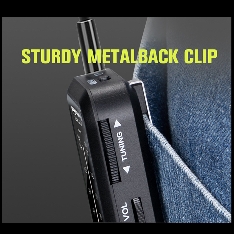 Tragbares Mini-Radio AM FM Walkman Radios Portatil Hand Stereo Musikspieler AAA-Batterien mit Kopfhörern zum Wandern 2025