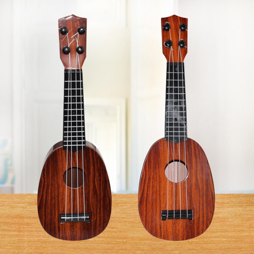 Musical Instrumente Holz Ukulele Art Einfarbig hawaiisch Gitarre Griffbrett Saiten Instrument Spielzeug Gitarre Linde