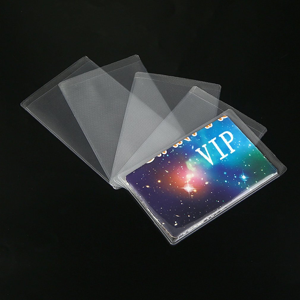 Plastic Transparent Matte Pvc Card Holder