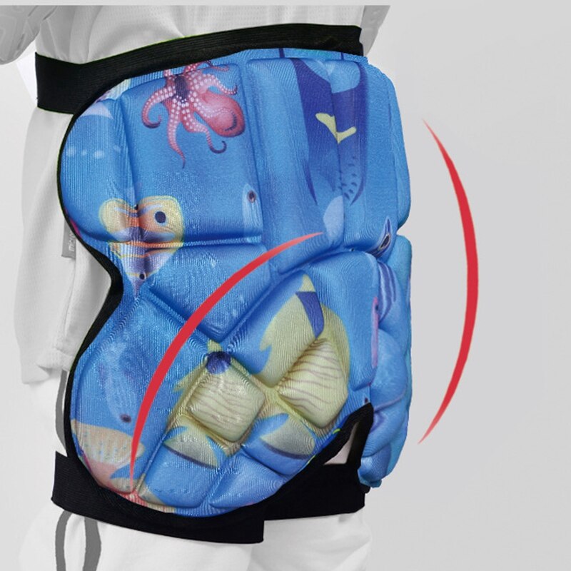 Calções de proteção calças para skate de esqui crianças bunda hip snowboard patinação de rolo