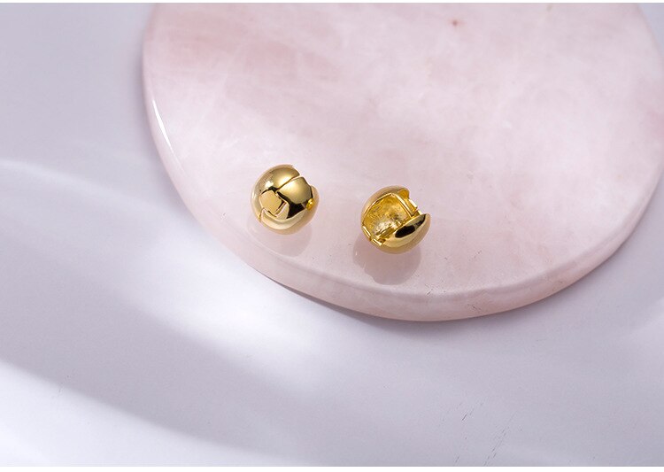 925 Sterling Zilveren Oorbel Mode Zirkoon Ins Ear Ring Oor Bot Oor Gesp Leuke Trend Temperament Wilde Vrouwelijke Oor sieraden: 1pair gold style3