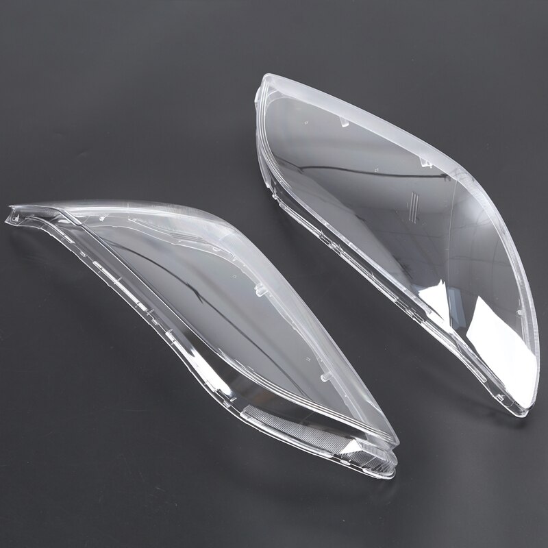 1 Pair Car Left & Right Front Headlight Cover Waterproof Clear Headlight Lens Shell Cover, for Mazda 3 2006