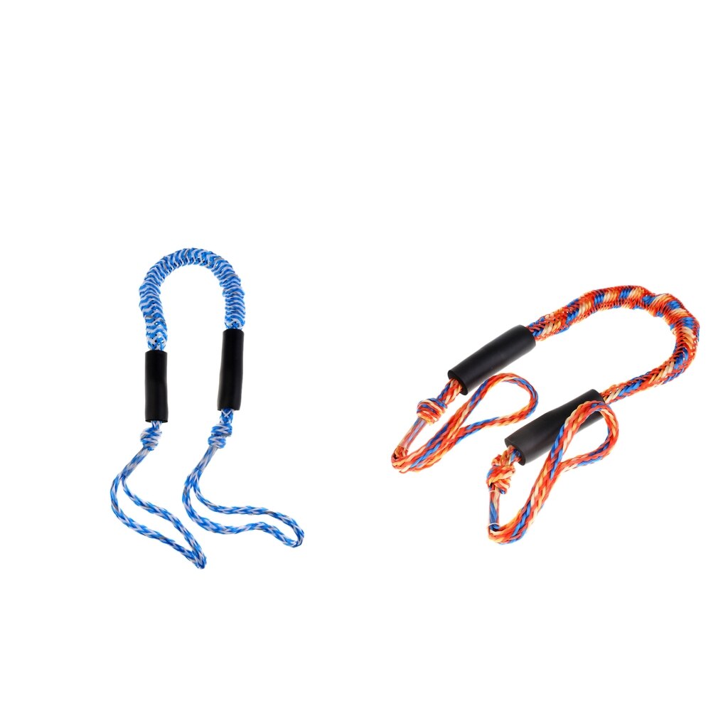 2 x 3.5ft nylon marine bungee aanleglijn/boot aanmeerlijn bungee tie stretch