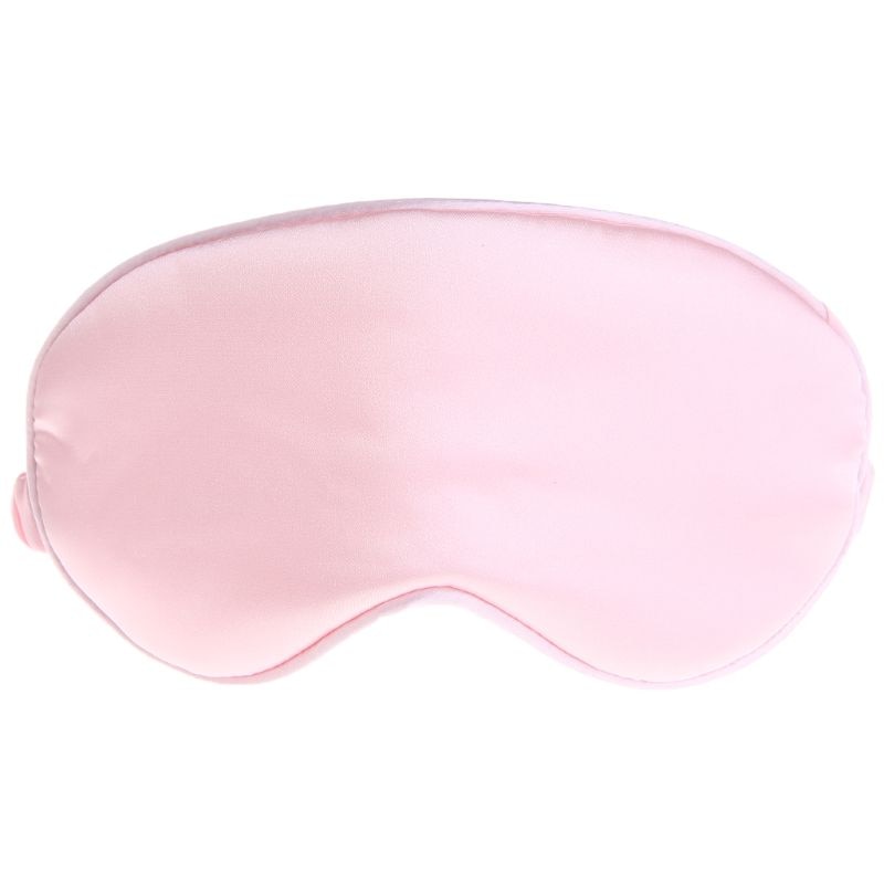 Eyeshade Eye Patch Faux Silk Sleeping Eye Mask Cover Eyepatch Blindfold Solid Portable M89F