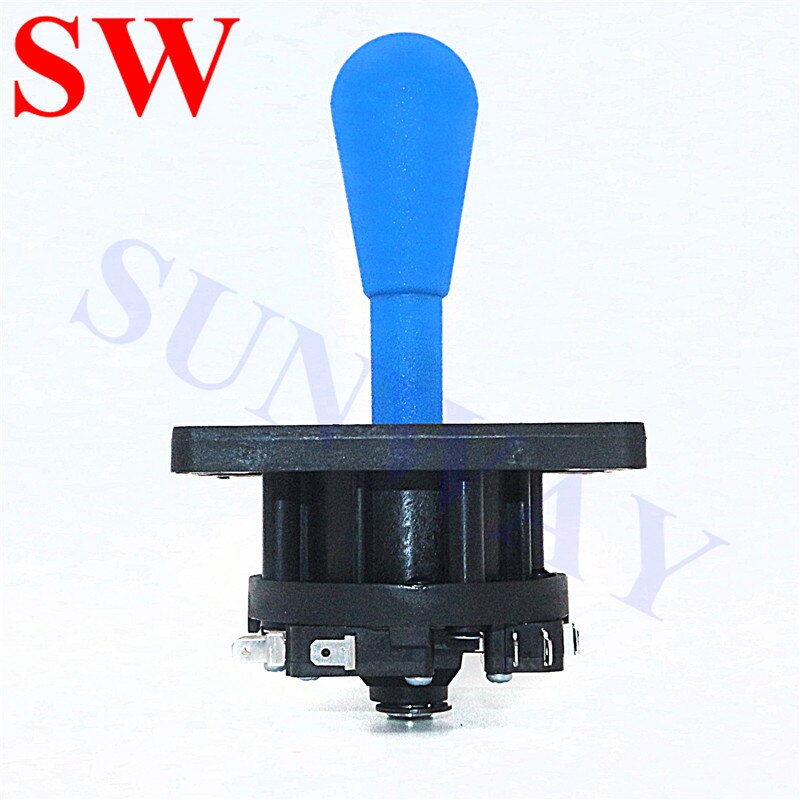 2 stks/partij CONCURRENTIE ARCADE FIGHTER 4/8 MANIER JOYSTICK HAPP stijl joystick/Amerikaanse arcade joystick voor ARCADE JAMMA Machine Deel: Blauw