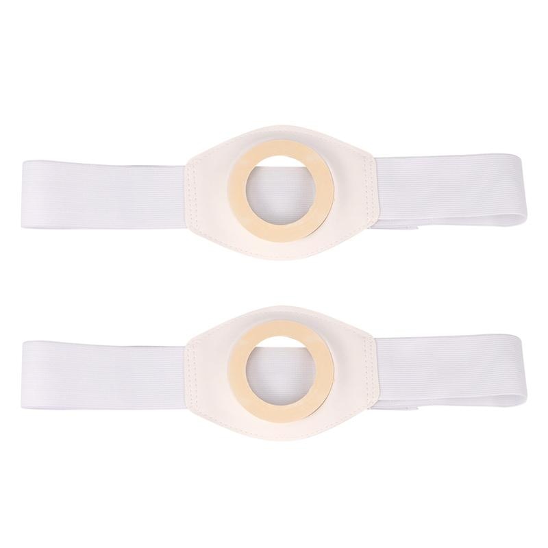 2Pcs Stoma Ondersteuning Abdominale Riem Lichtgewicht Verstelbare Draagbare Hernia Riem Stoma Riem Colostomy Body Riem Voor Hernia Zorg