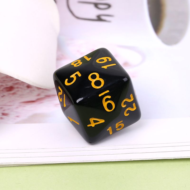 6 6 Pcs/Set Game Dice 6 Sided D6 24 Points Table Games Desktop Polyhedral For Dungeon D&D Dragon Games Party Funny Play