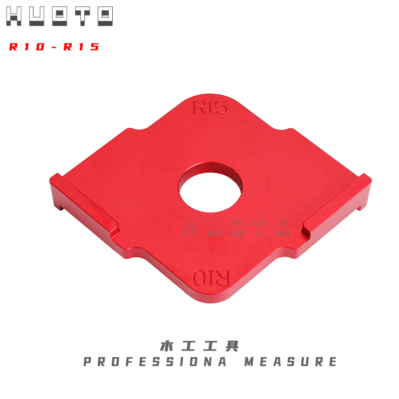 thumbnail image 2 of 2Pcs Corner Radius Quick‑Jig Template Semicircle Positioning Trimming Tool For Woodworking 2 of 14