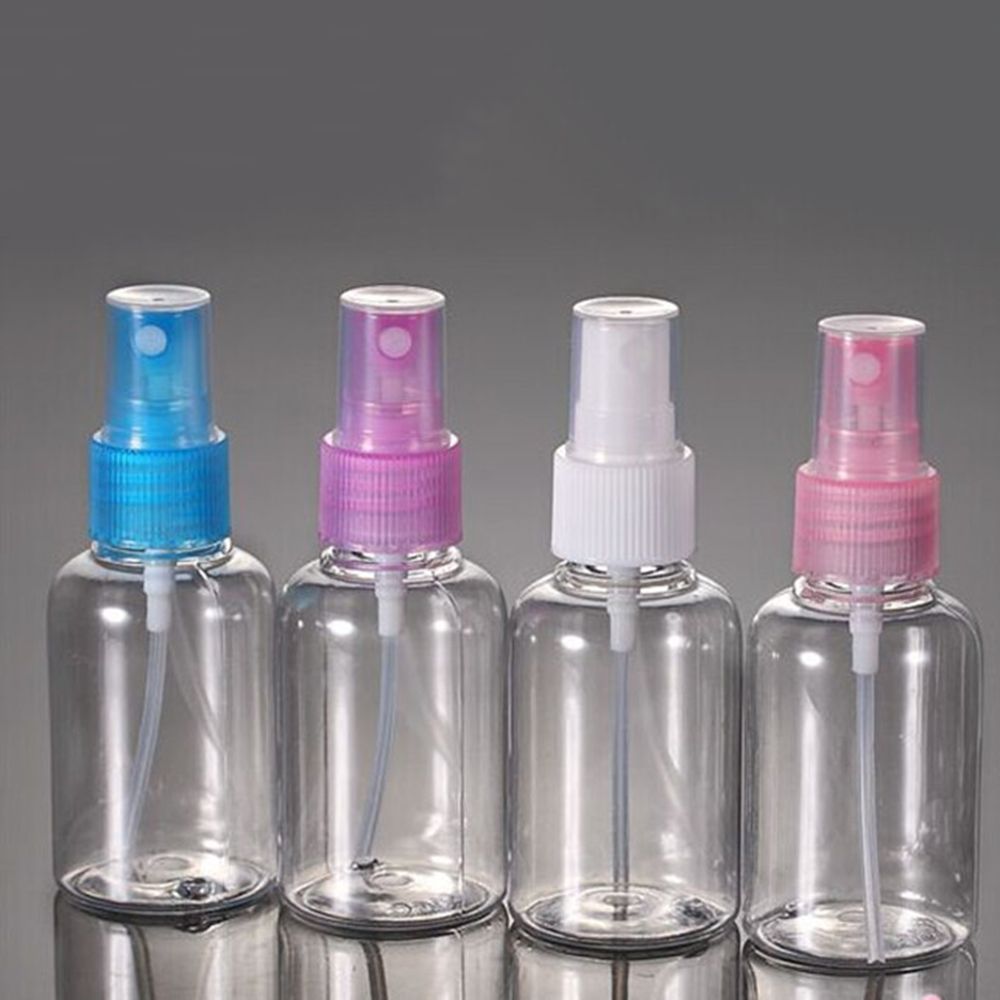 1pc 30/50/100ml Travel Transparent Plastic Perfume Atomizer Small Mini Empty Spray Refillable Bottle Cosmetic Sample Container