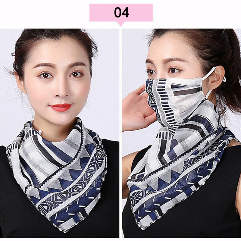 Écharpe Protection UV pour femmes | Couvre-visage, Protection UV respirant avec corde d'oreille ajustable pour femmes en plein air vj: 4