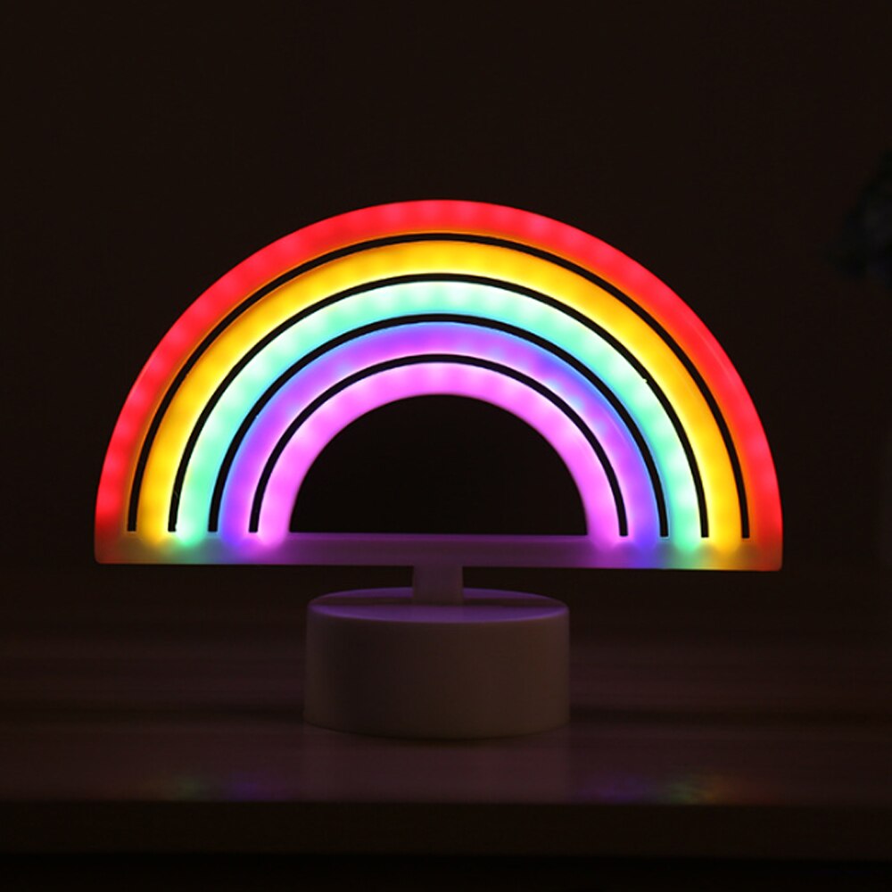 ledet bokstav neonlys skilt festdekorasjon neon bordlampe soverom bar hjemmeinnredning belysning jul natt lampe: K