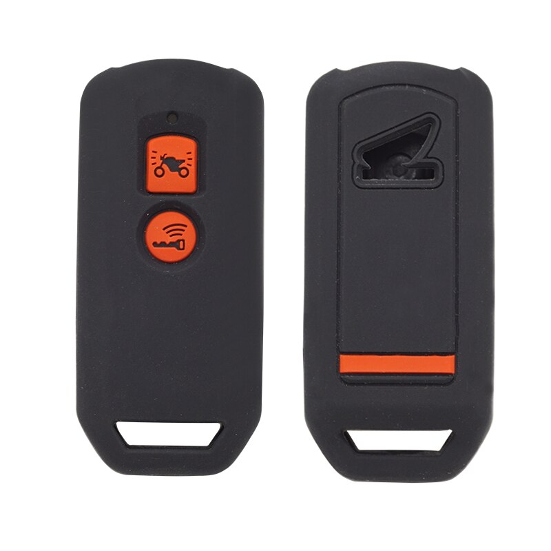Xinyuexin-funda de silicona para llave de motocicleta, cubierta para Honda PCX 125 150 HYBRID SIPER CUB C125 PCX ELETRIC FORZA 300, 2 y 3 botones: 2 btn blackredB