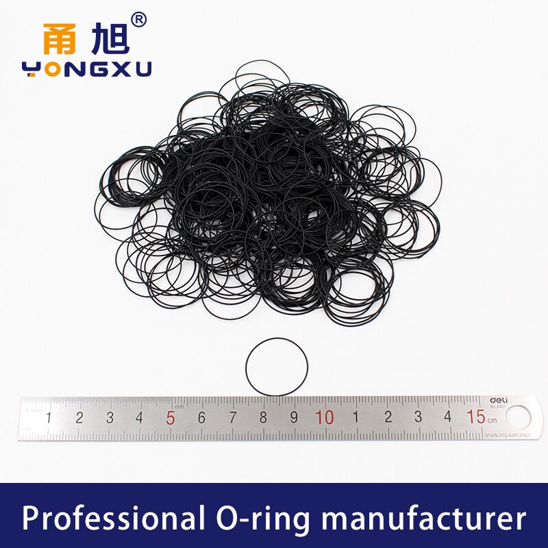 Nitril Gummi 5 Teile/los Schwarz NBR CS 0,5mm dicke OD21/24.5/26/31/40/56/61/80/81*0,5mm Dichtung wasserdichte gummi uhr oring