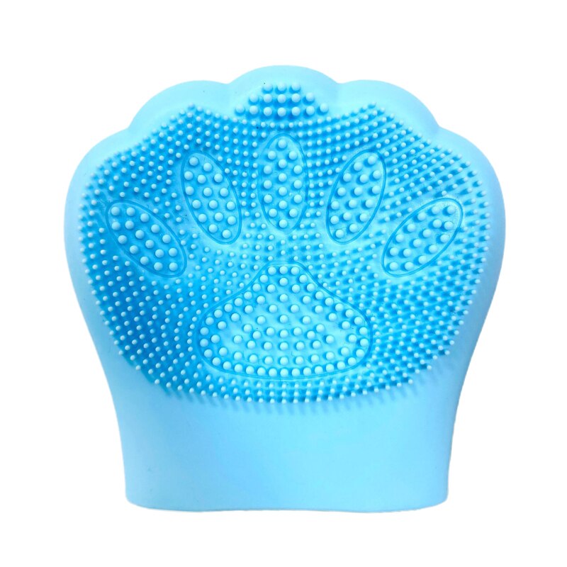 Konijn Kat Klauw Silicagel Schoonmaken Pad Wassen Gezicht Gezichts Exfoliërende Borstel Huid Scrub Cleanser Tool Gezicht Reinigen Borstel Douche: 10