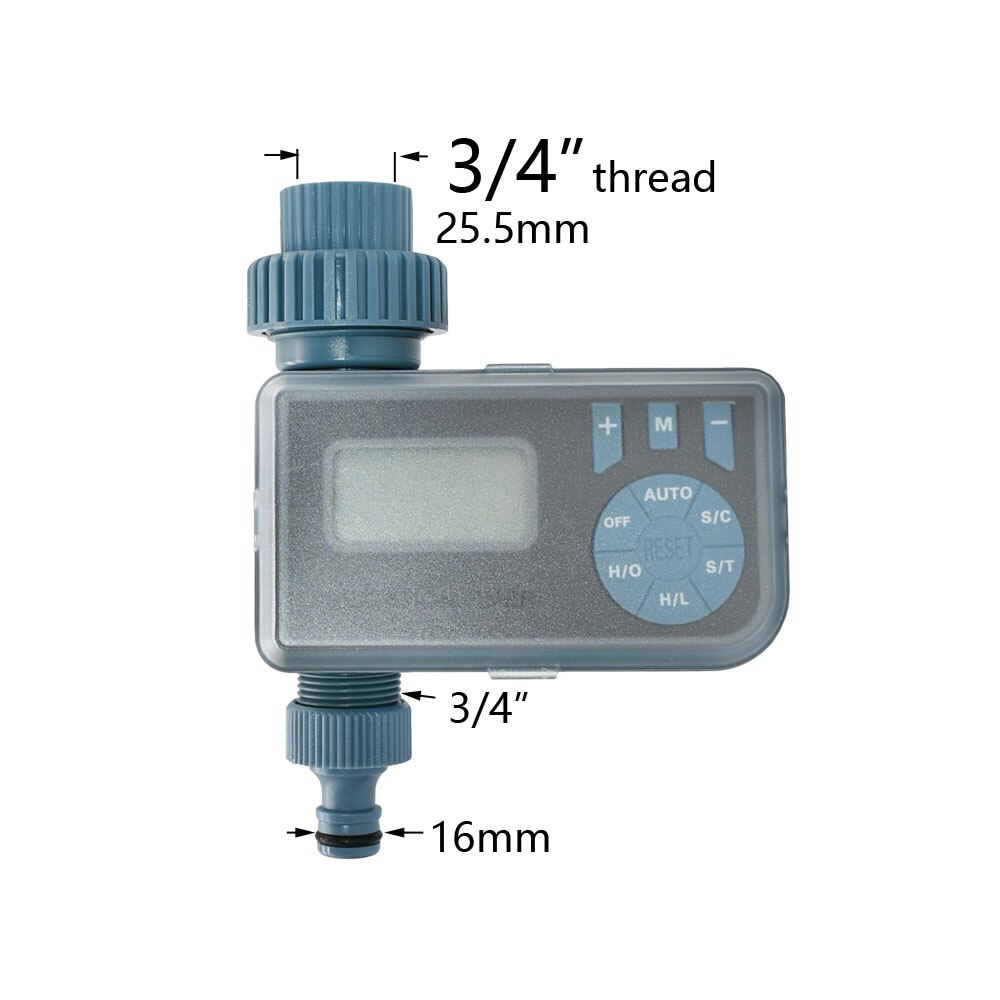 5-50M Automatic Garden Watering System DIY Timer Water Drip Irrigation System Plant Watering Kit Red Drippers Set: Burgundy