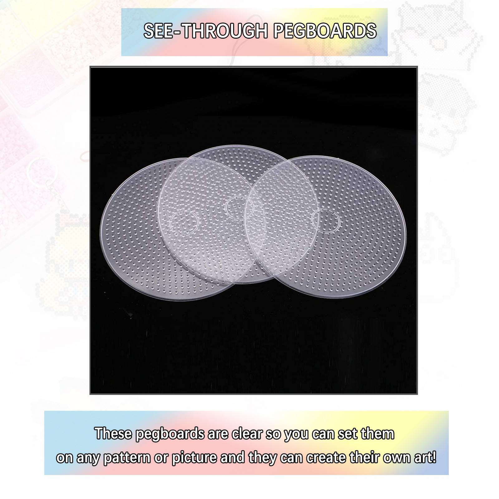 3x Grote Transparante Plastic Panel Voor Perler Geperforeerde Panelen