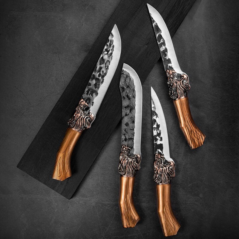 Forging Kitchen Knife Household Stainless Steel Boning Knife Cutting Kitchen Knife Slicing Chop Bone Chopping Knife Cooking Tool