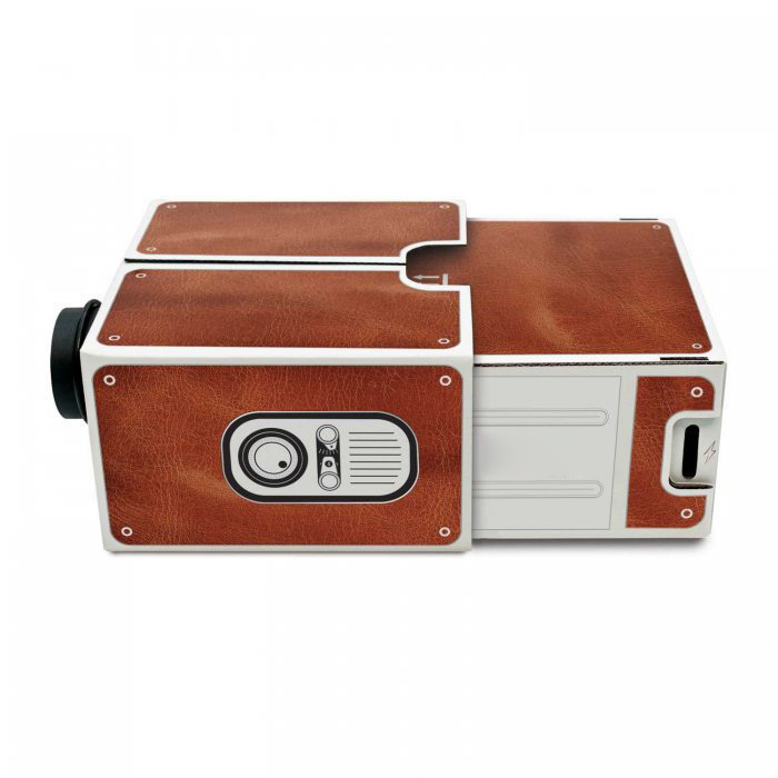 Cardboard Smartphone Portable Projector 2.0 / Install Phone Projector Movie No Installation is Required OUJ99