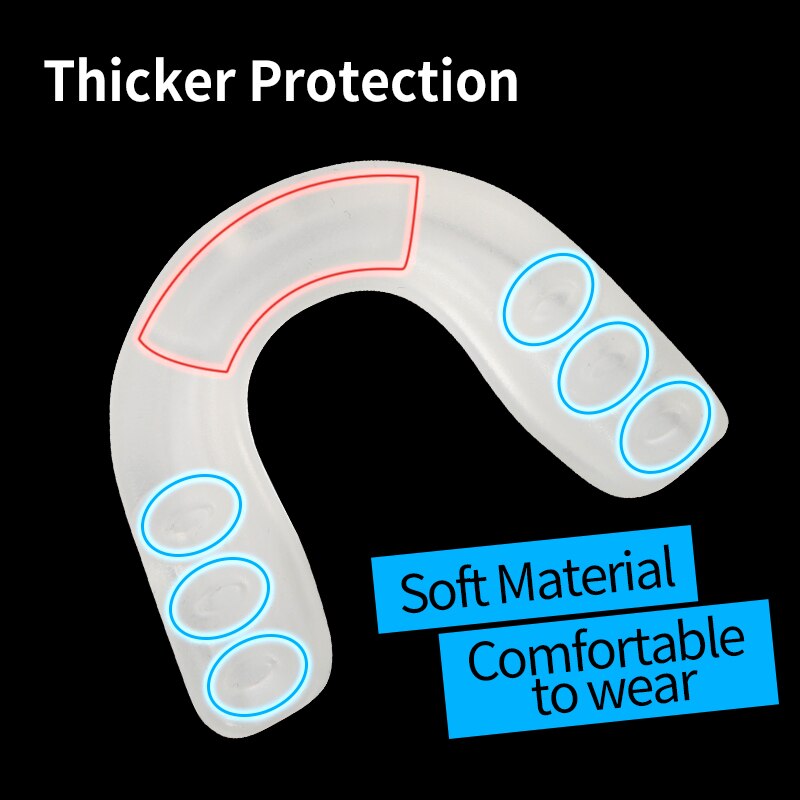 TMT Professionelle Mund Schutz Erwachsene Karate Muay Schutz Zähne Schutz Sport FußBall Basketball Boxen freundlicher Bruxismus Mundschutz